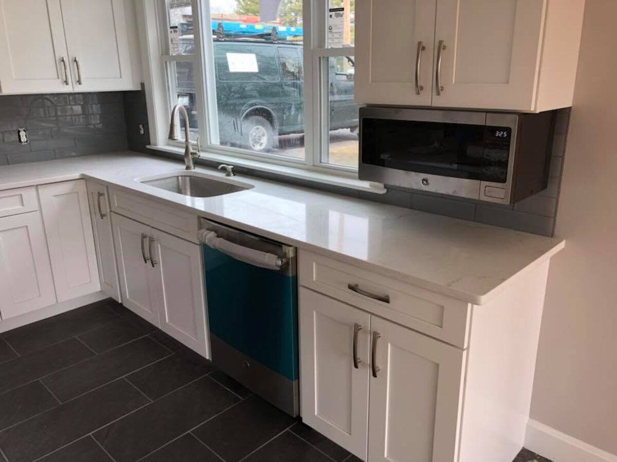 Kitchen sink and dishwasher connections